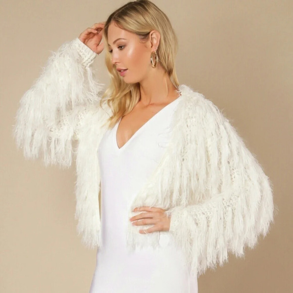 DREAMY SHAG COZY CARDIGAN - Picture 2 of 3